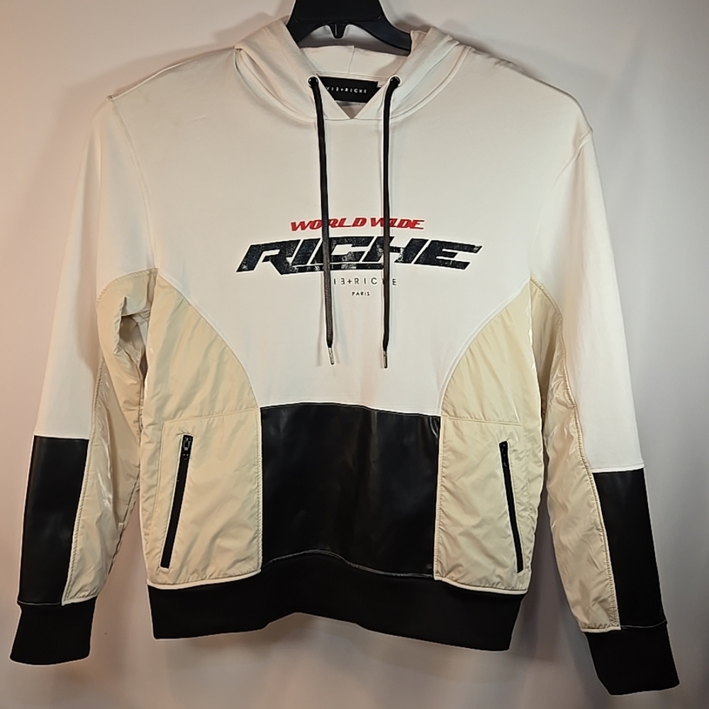 Vie + Riche Paris Mens World Wide Riche Hoodie. XL